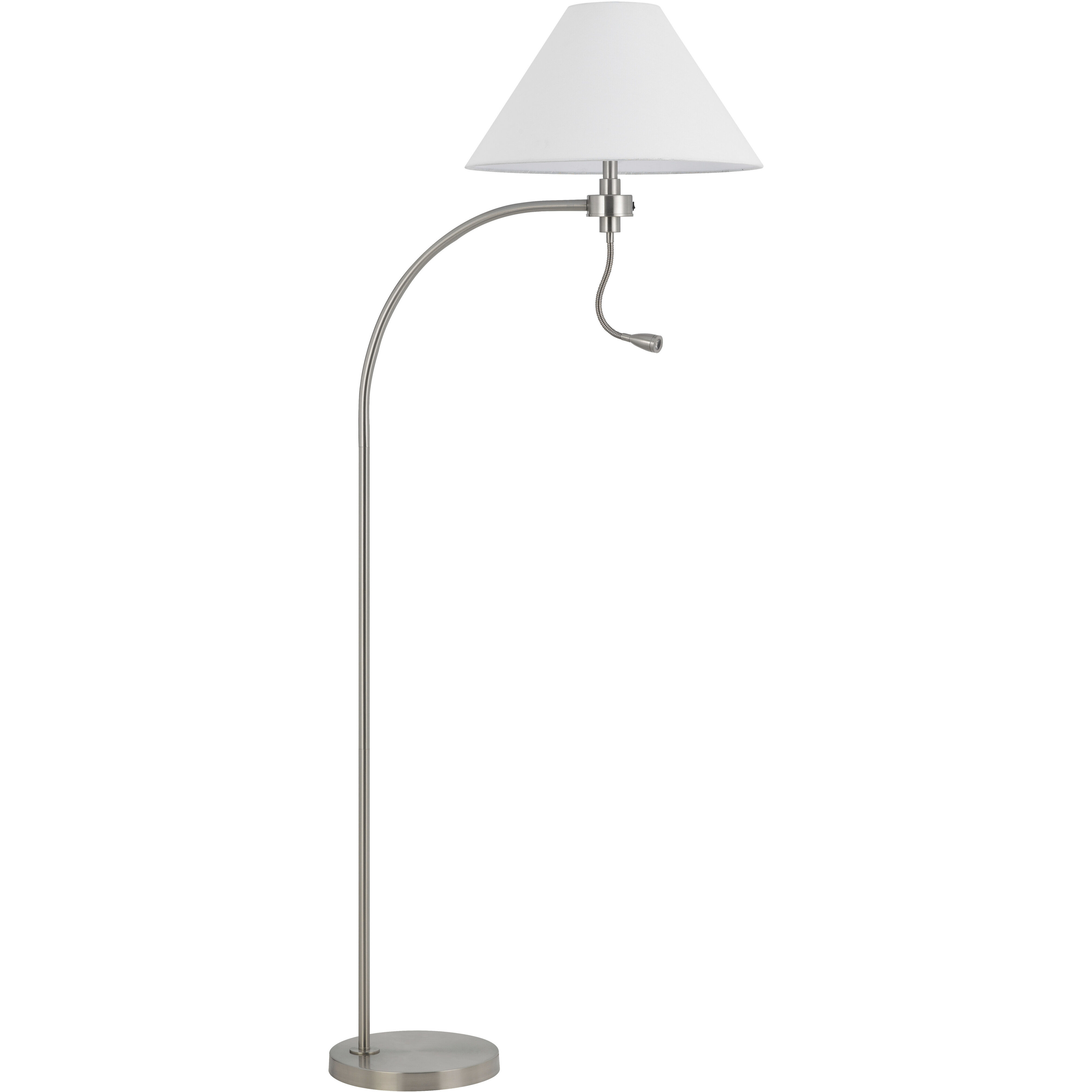 Ashland 67.5 inch 100.00 watt Brushed Steel Floor Lamp Portable Light