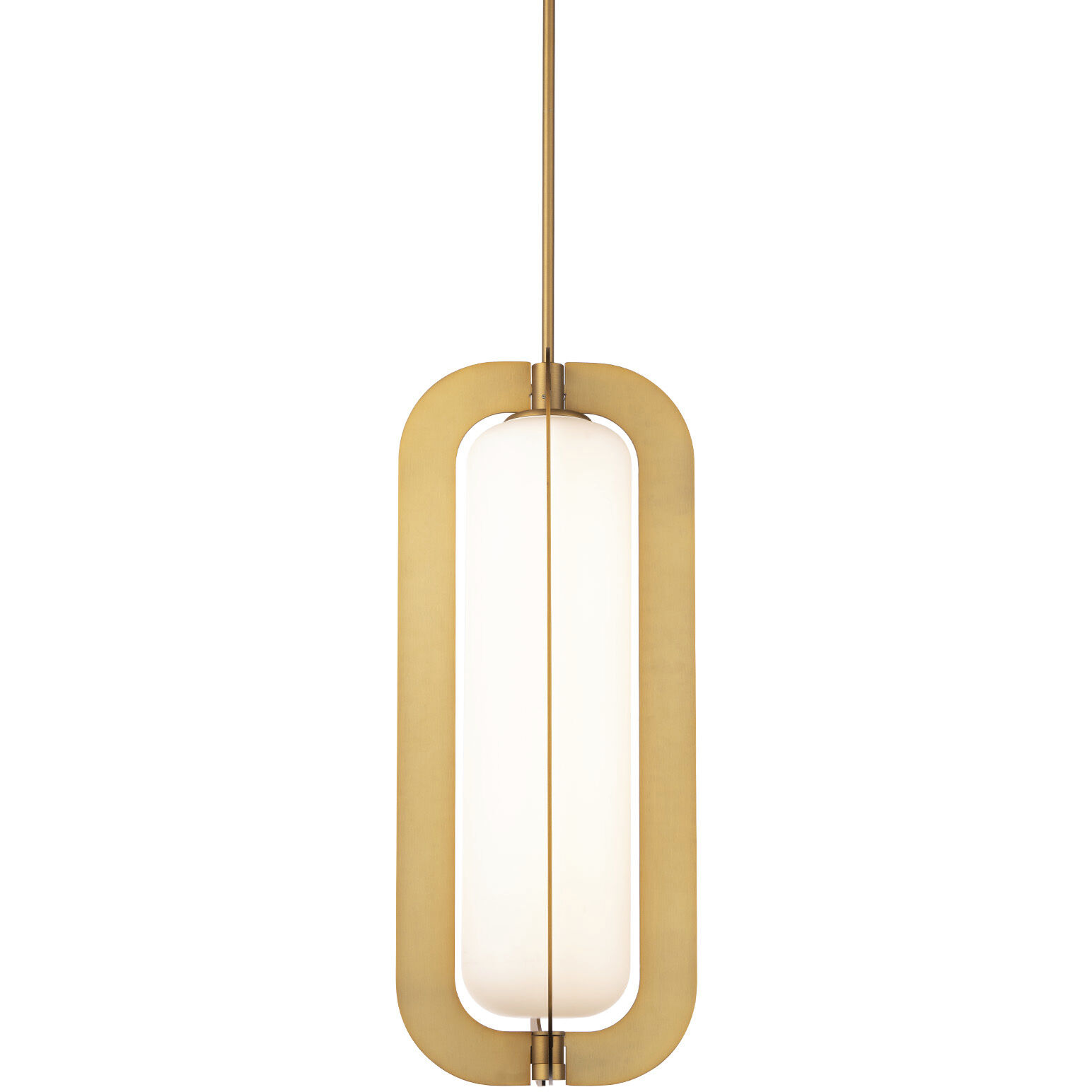 Echelon 1 Light 9 inch Aged Brass Pendant Ceiling Light
