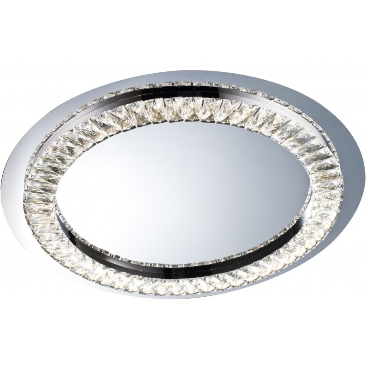 Canada LED 22.8 inch Chrome Flush Mount Ceiling Light