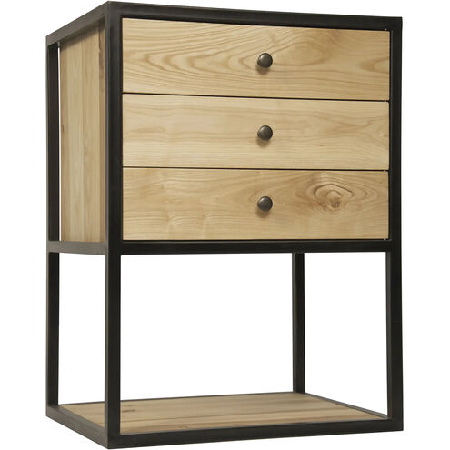 Pearce 27 X 20 inch Matte Black Side Table