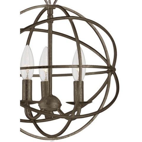 Somma Way 3 Light 12.5 inch Bronze Mini Chandelier Ceiling Light