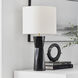 Drew & Jonathan Fernwood 26.5 inch 9.00 watt Gloss Black Table Lamp Portable Light