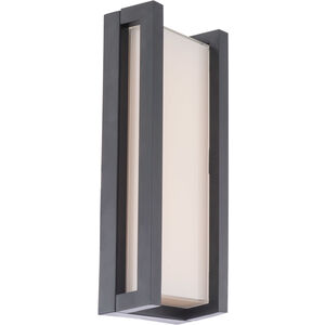 Axel LED 14 inch Black Outdoor Wall Light, dweLED