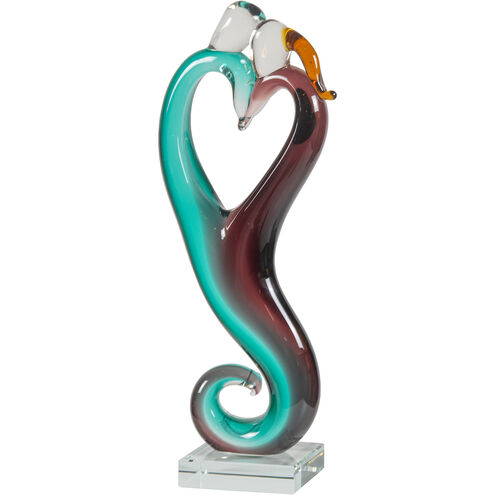 Unity Heart Handcrafted Art Glass Figurine