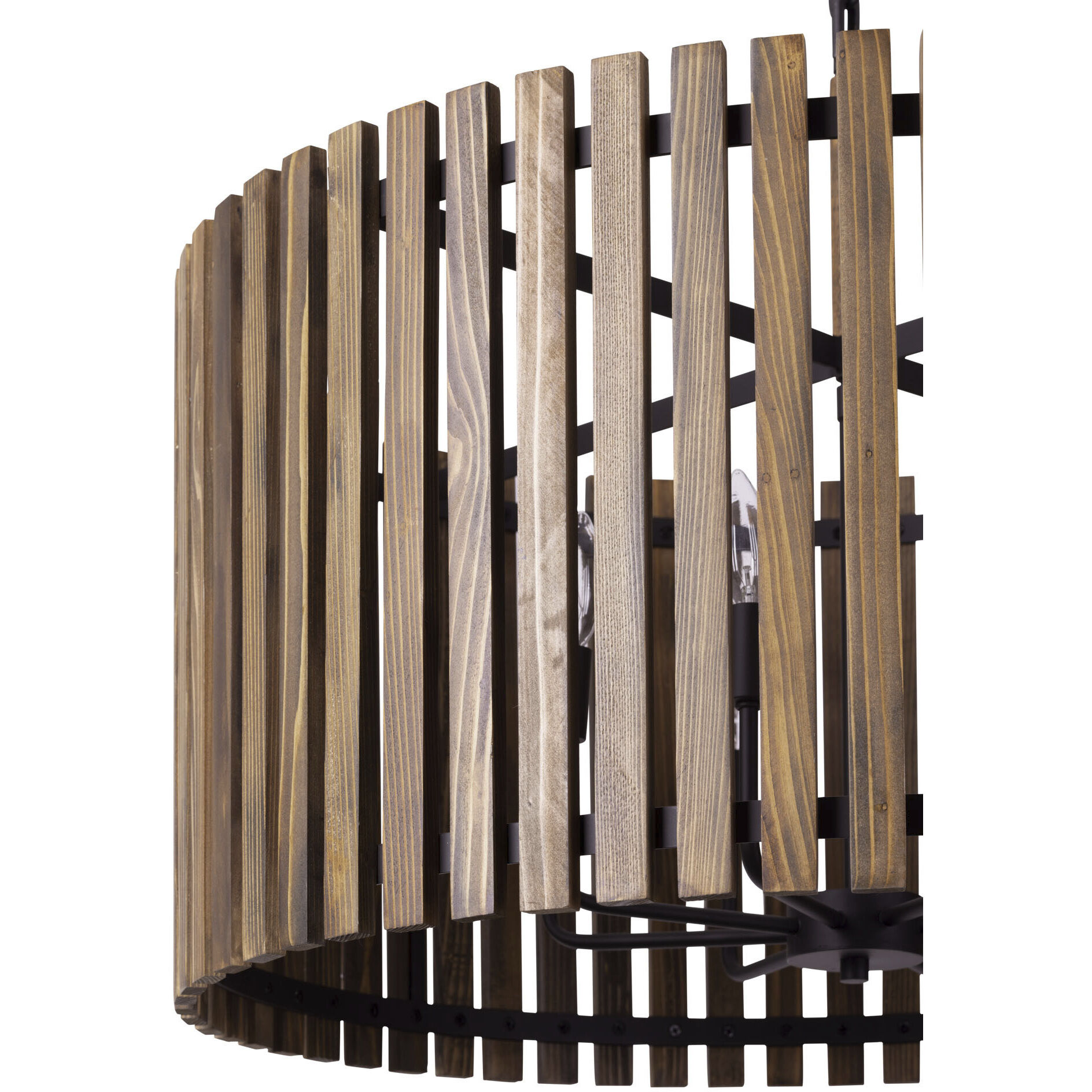 Suratto 8 Light 30 inch Matte Black Pendant Ceiling Light