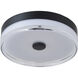 Iris LED 11.5 inch Matte Black Flush Mount Ceiling Light
