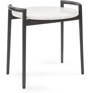 Carter 20.5 X 20.5 inch Black/White Side Table