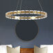 Camila LED 24 inch Aged Brass Chandelier Ceiling Light