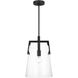 Drew & Jonathan Crofton 1 Light 10.25 inch Midnight Black Pendant Ceiling Light, Medium