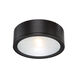 Tube LED 12 inch Black Outdoor Flush