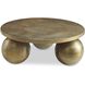 Triplet 38 X 15 inch Oxidized Antique Brass Coffee Table