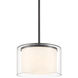 Parsons Studio 1 Light 10 inch Coal Pendant Ceiling Light in Sand Coal