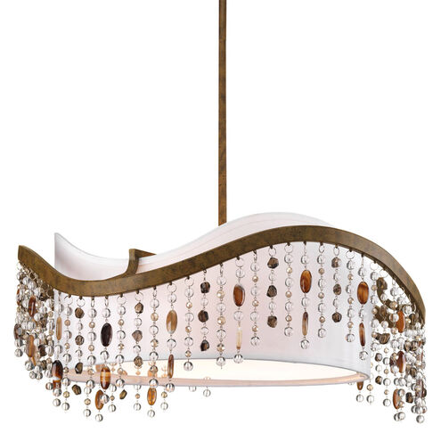 Dance 3 Light 22 inch Desert Sand Pendant Ceiling Light