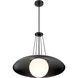 Schooner Ridge 1 Light 24.25 inch Coal Pendant Ceiling Light