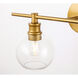Collier 1 Light 14.7 inch Brass Wall sconce Wall Light, Left