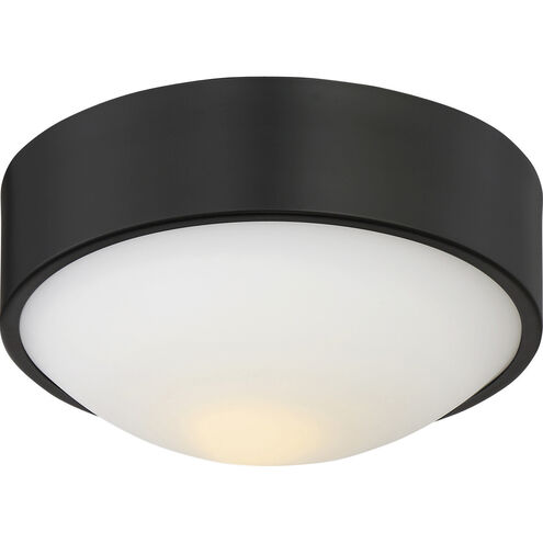 Perk LED 9 inch Aged Bronze Flush Mount Ceiling Light