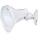Brentwood 2 Light 5 inch White Outdoor Flood Light