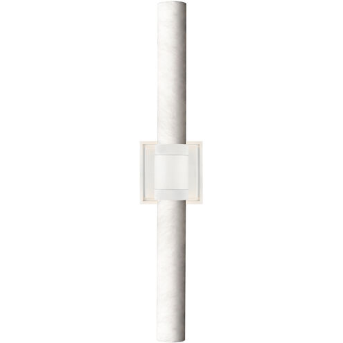 Zigrina 2 Light 5.25 inch Matte White Wall Sconce Wall Light