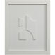 Ispra Matte White Wall Decor, Set of 4