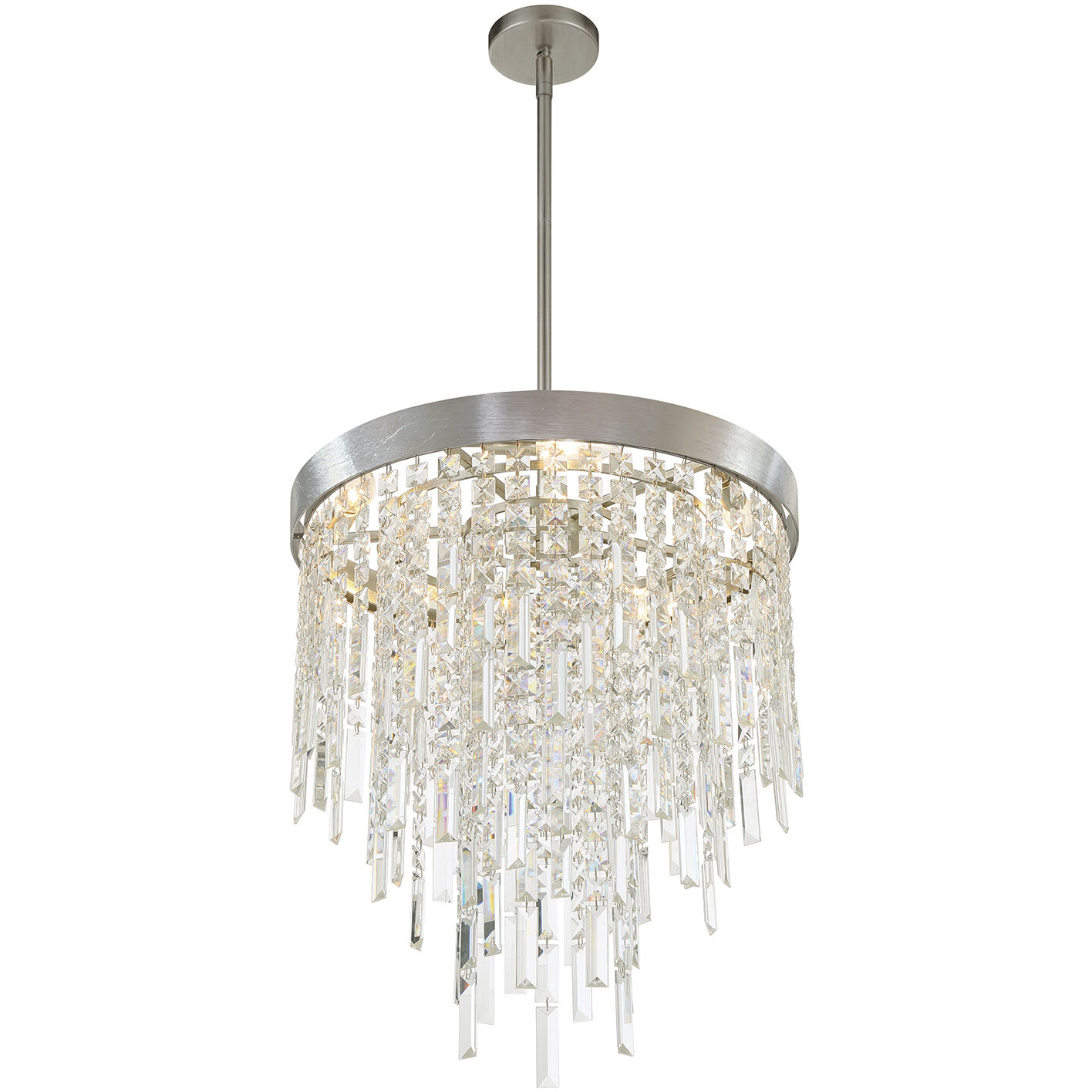 Winfield 5 Light 20 inch Antique Silver Chandelier Ceiling Light