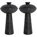 Guy Black Marble Decor Accessory, Set of 2