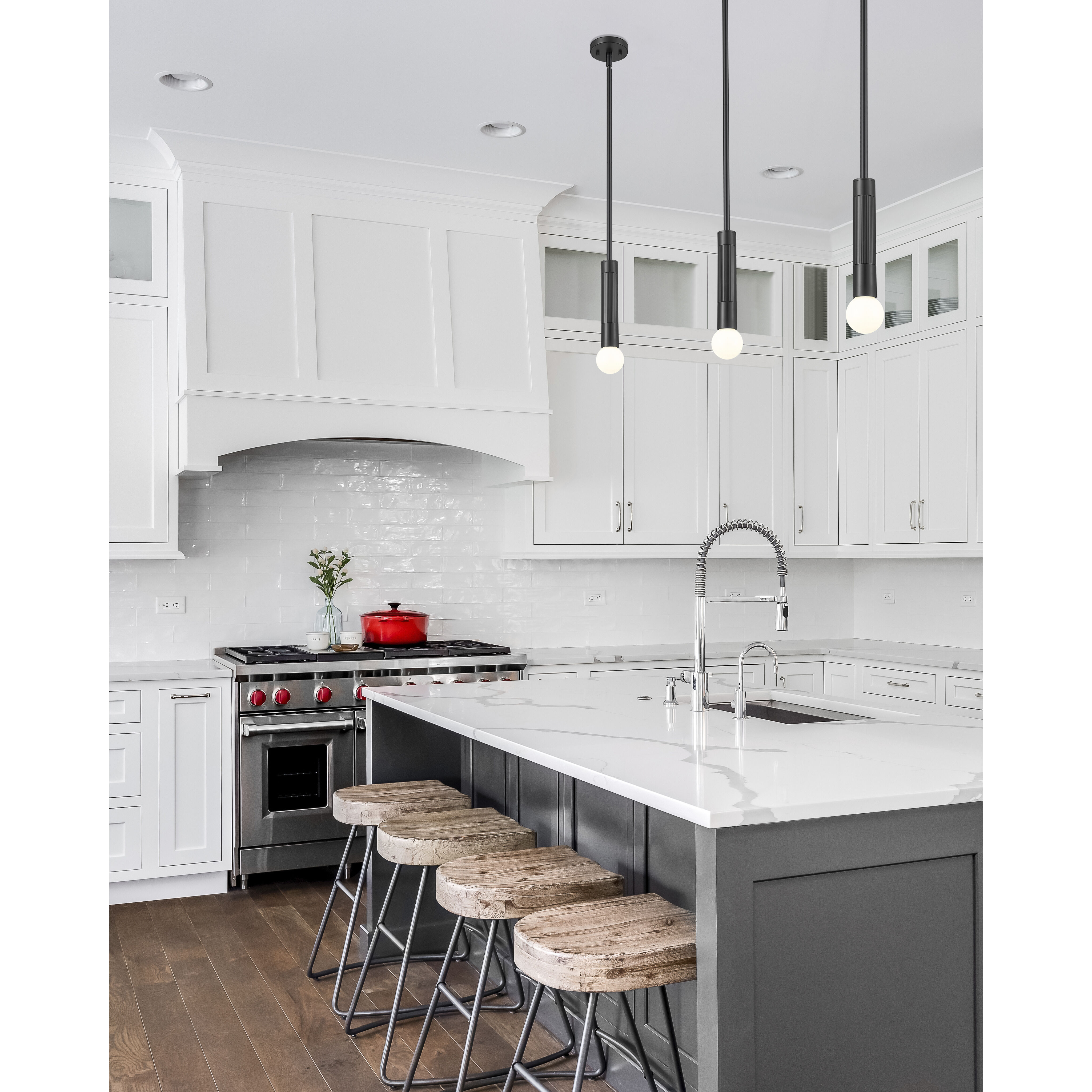 Stari 1 Light 4.75 inch Matte Black Pendant Ceiling Light