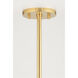 Kayla 8 Light 24 inch Aged Brass Chandelier Ceiling Light