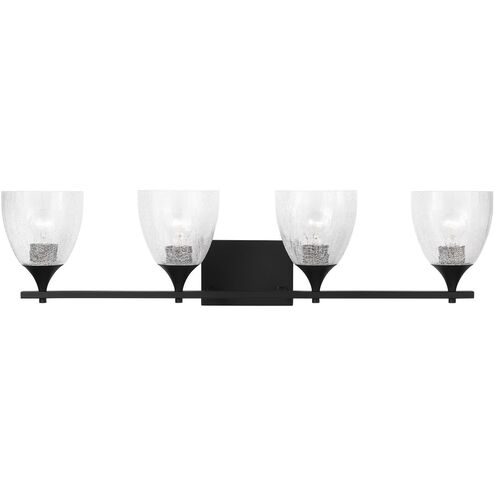 Drew & Jonathan Toffino 4 Light 36 inch Midnight Black Vanity Light Wall Light