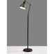 Alden 61 inch 60.00 watt Antique Bronze and Antique Brass Floor Lamp Portable Light, Simplee Adesso