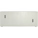 Clearwater 68 X 18 inch Shoji White with Natural and Clear Credenza
