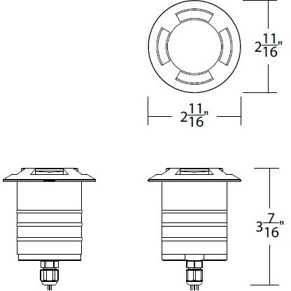 Colorscaping 12 5.00 watt Stainless Steel Coated in Bronze Path Lighting, Colorscaping