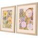 Florals Collection Green Framed Art