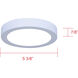 Madison LED 5.3 inch White Disc Light