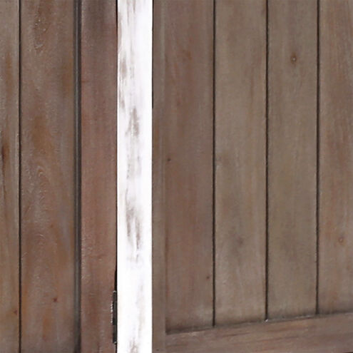 Wilder 72 X 19 inch Weathered Tuscan with Aged White Credenza, 4 Door