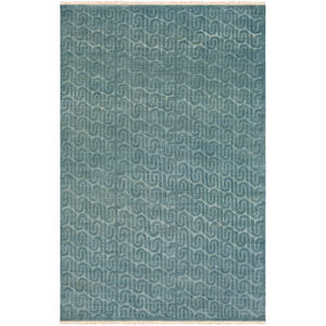 Stanton 72 X 48 inch Blue and Blue Area Rug, Wool