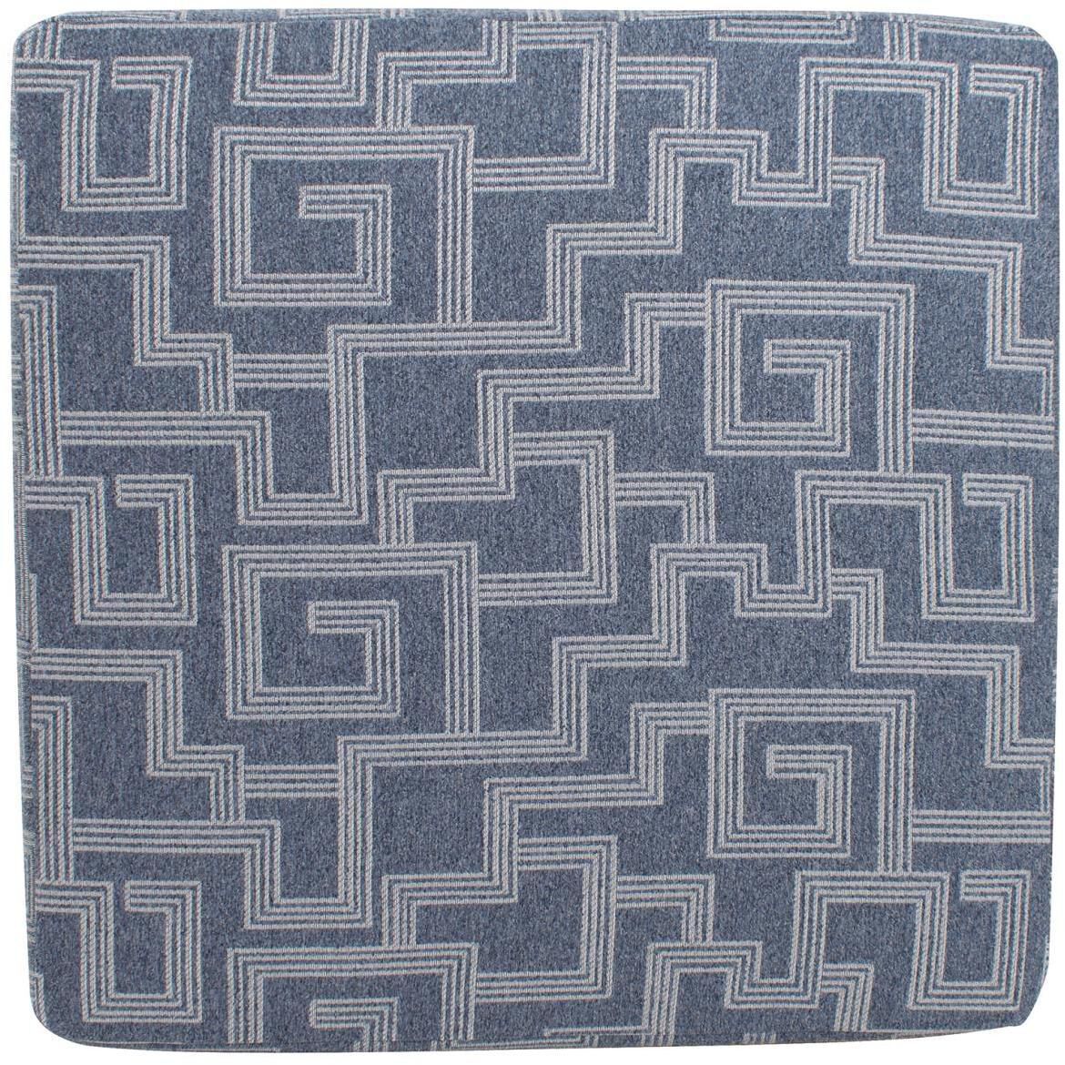 Syros Universal 18 inch Denim Outdoor Ottoman