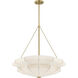 Coppell 3 Light 28 inch Warm Brass Pendant Ceiling Light