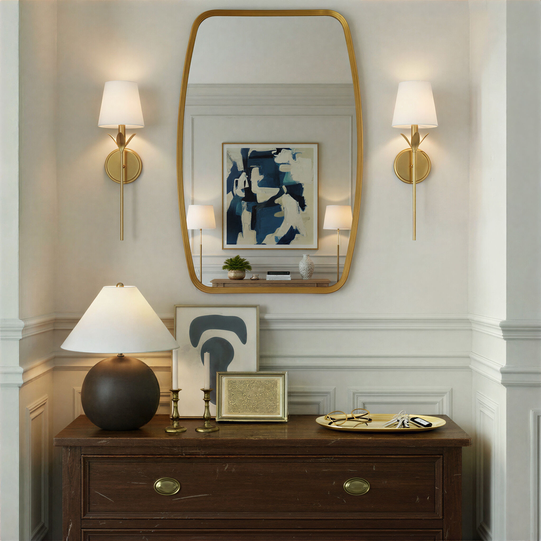 Broche Bath Sconce Wall Light