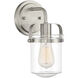 Jaxon 1 Light 6 inch Brushed Nickel Wall Sconce Wall Light