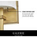 Galerie Avenue LED 6 inch Black ADA Indoor Wall Sconce Wall Light