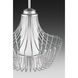 Finn 1 Light Metallic Silver Pendant Ceiling Light, Design Series