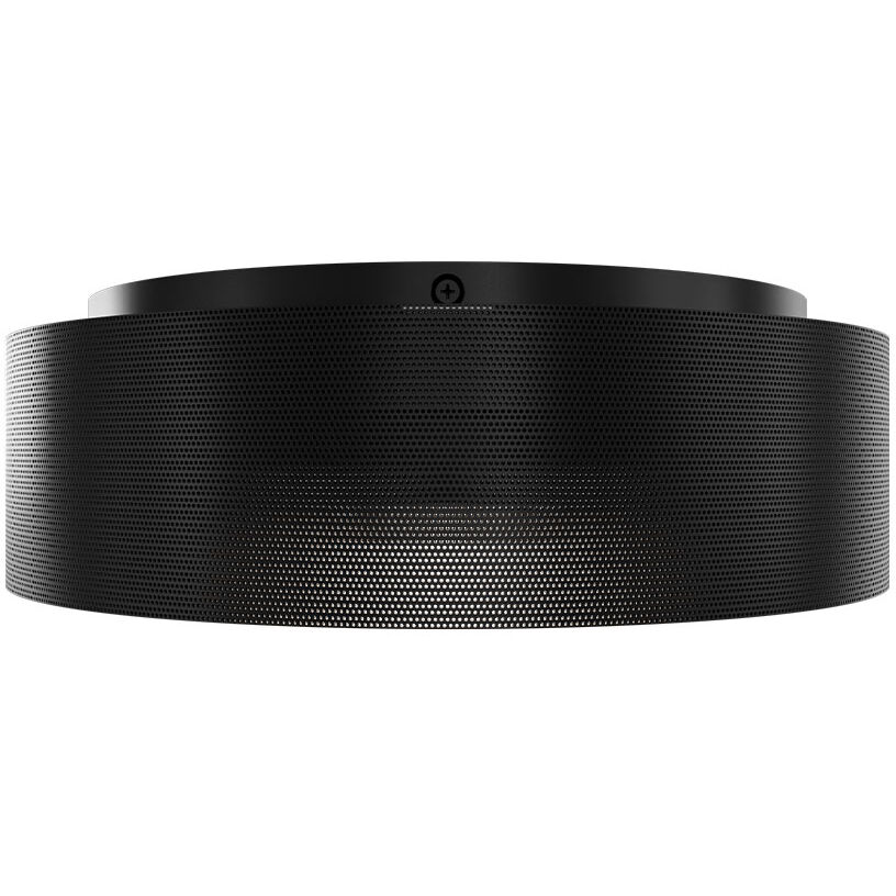 Grille LED 12 inch Black Flush Mount Ceiling Light in 3000K, dweLED