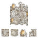 Vitozzi 1 Light 8 inch Antique Silver Leaf Sconce Wall Light