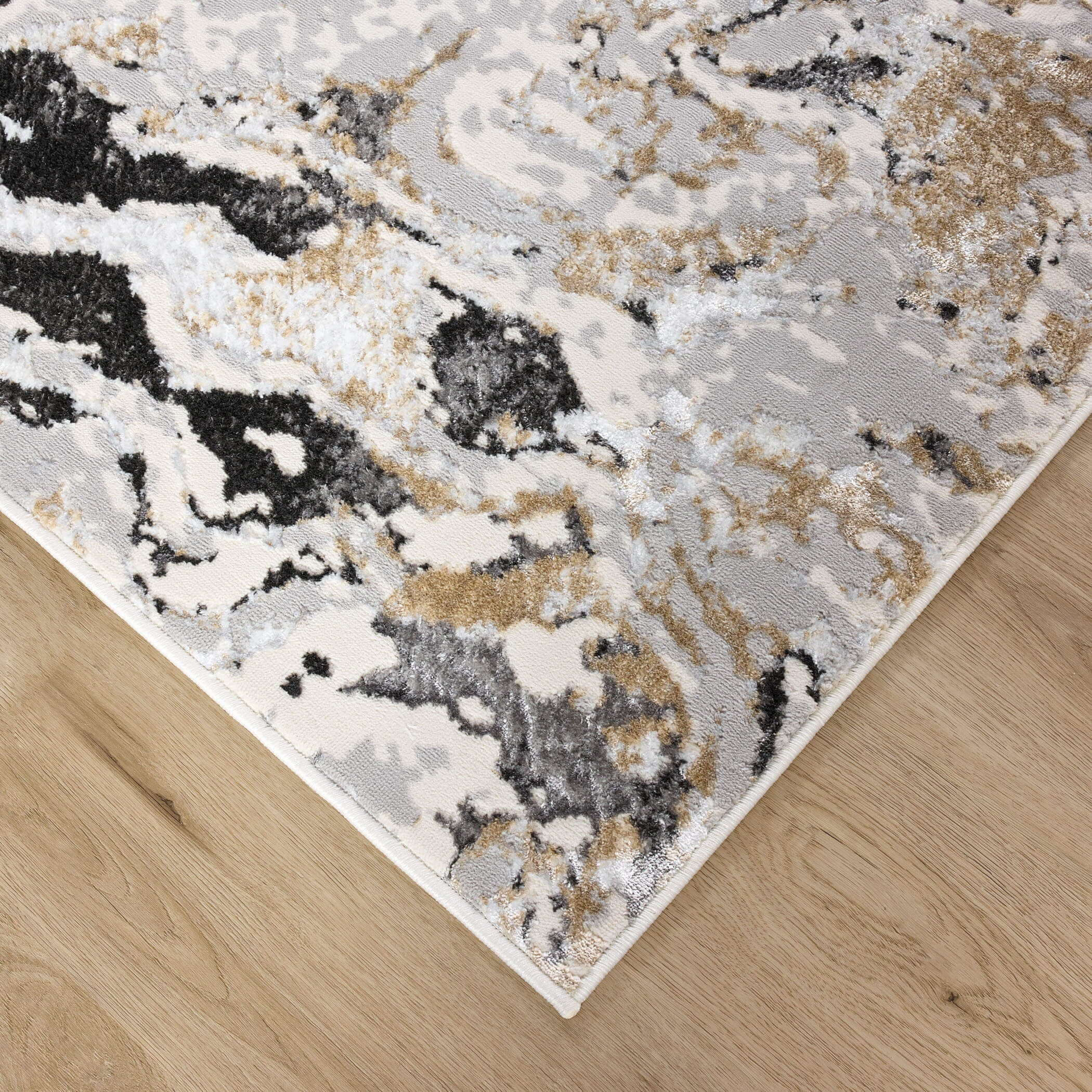 Fatima 36 X 24 inch Mineral Tones Rug in 2 x 3