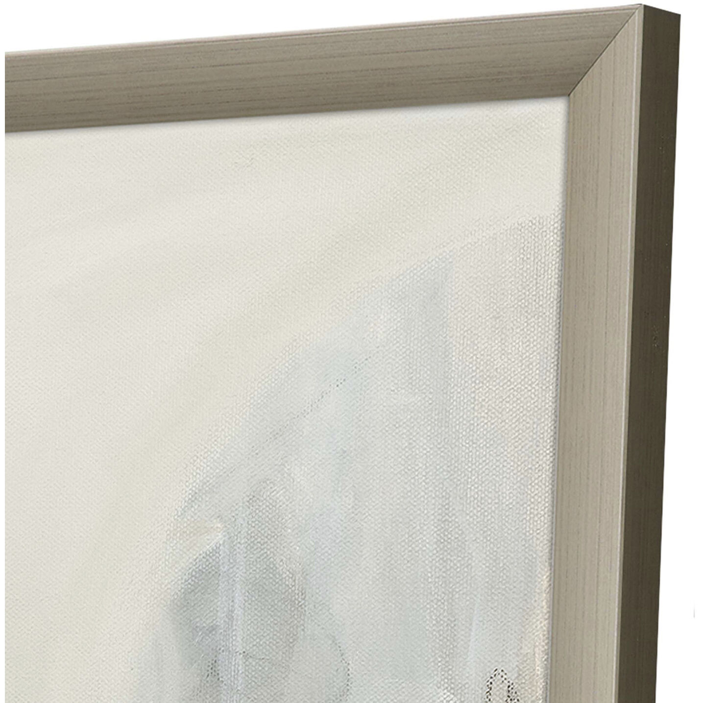 Abstract Gray and Neutral and White Framed Art