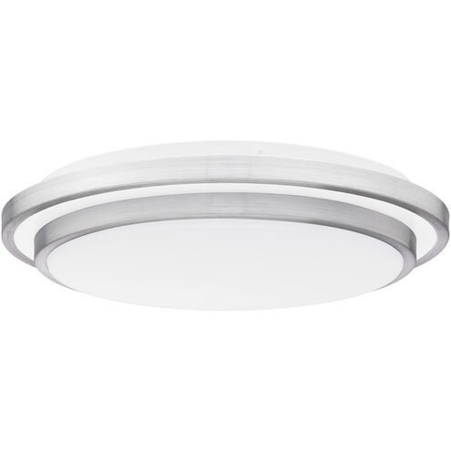 Irving 16 inch Brushed Aluminum Semi-Flush Mount Ceiling Light
