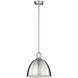 Sawyer 1 Light 12.5 inch Brushed Nickel Pendant Ceiling Light
