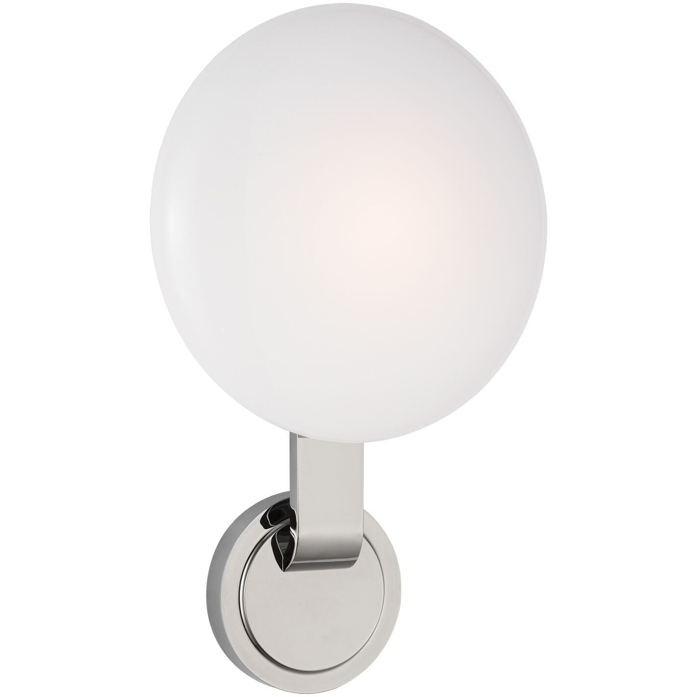 Champalimaud Marisol LED 9 inch Polished Nickel Single Sconce Wall Light, Medium