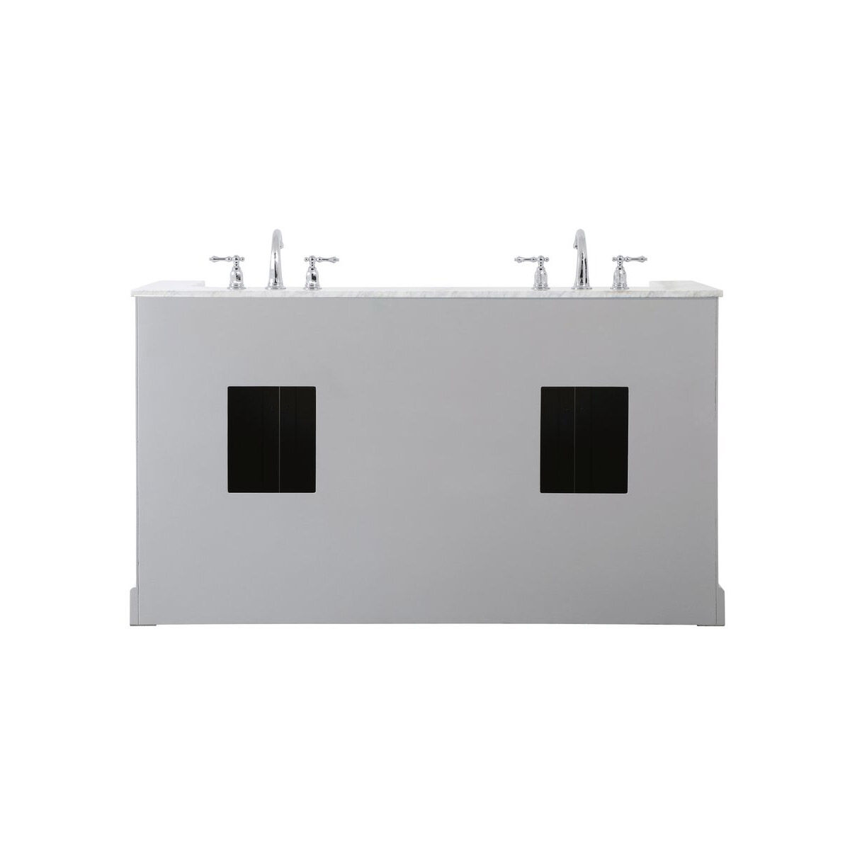 Franklin 60 X 22 X 35 inch Grey Bathroom Vanity Cabinet