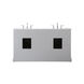 Franklin 60 X 22 X 35 inch Grey Bathroom Vanity Cabinet